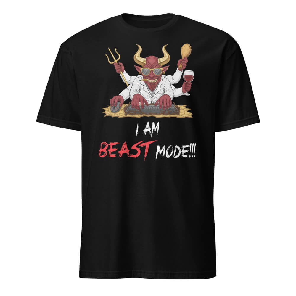 Sovereign Emblem "Beast Mode Tee" in Black.