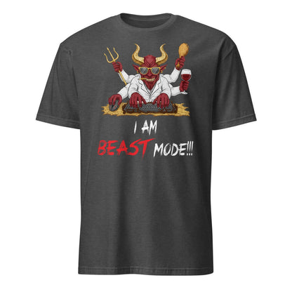 Sovereign Emblem "Beast Mode Tee" in Onyx Grey Heather