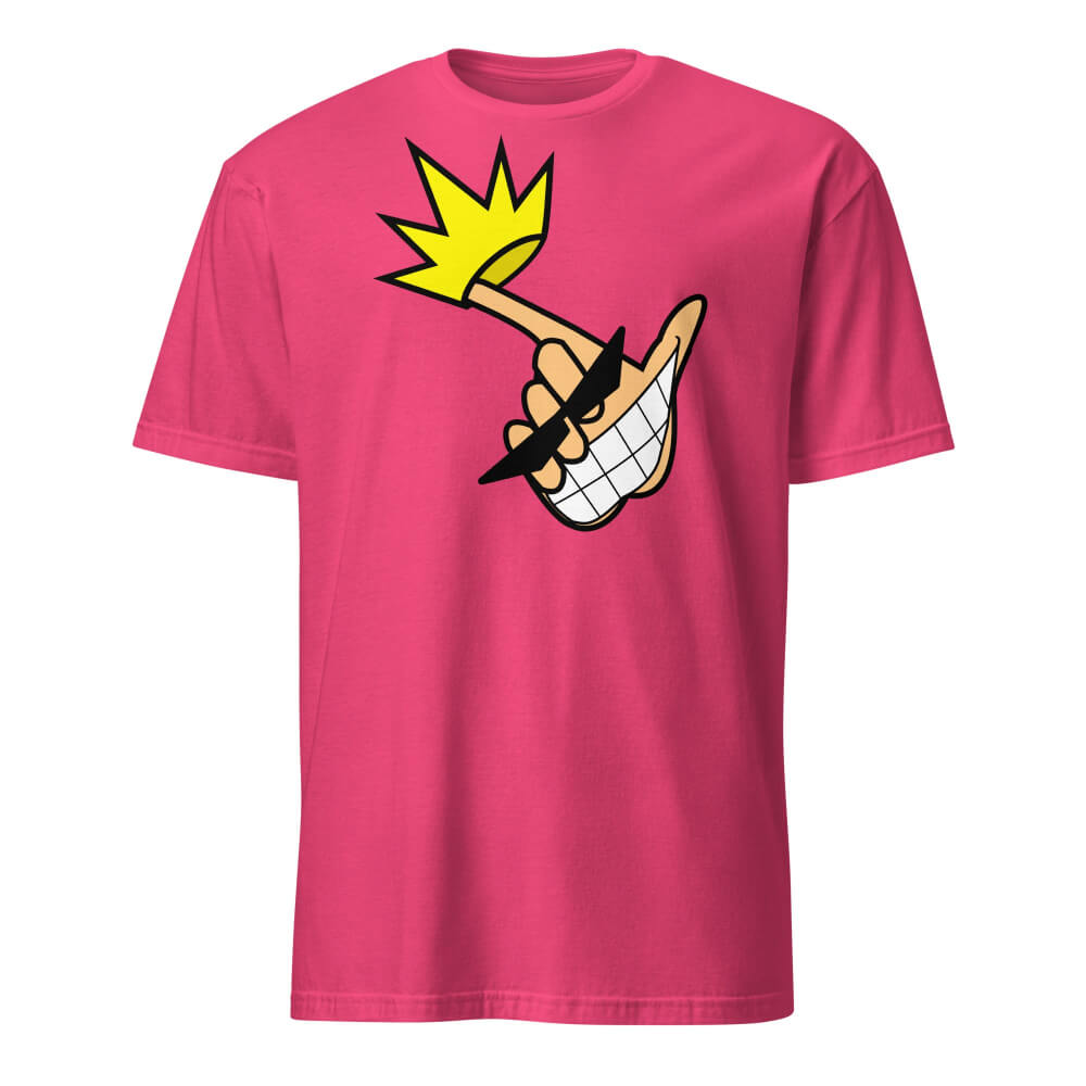 Sovereign Emblem "Hand King Tee" in Hot Pink