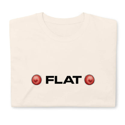 Sovereign Emblem "FLAT Tee" in Ecru White