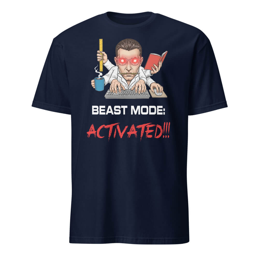 Sovereign Emblem "Beast Mode Tee" in Navy.