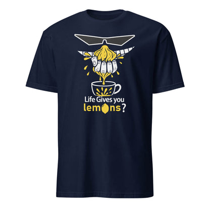 Sovereign Emblem "Life Gives You Lemons?" t-shirt in Navy.