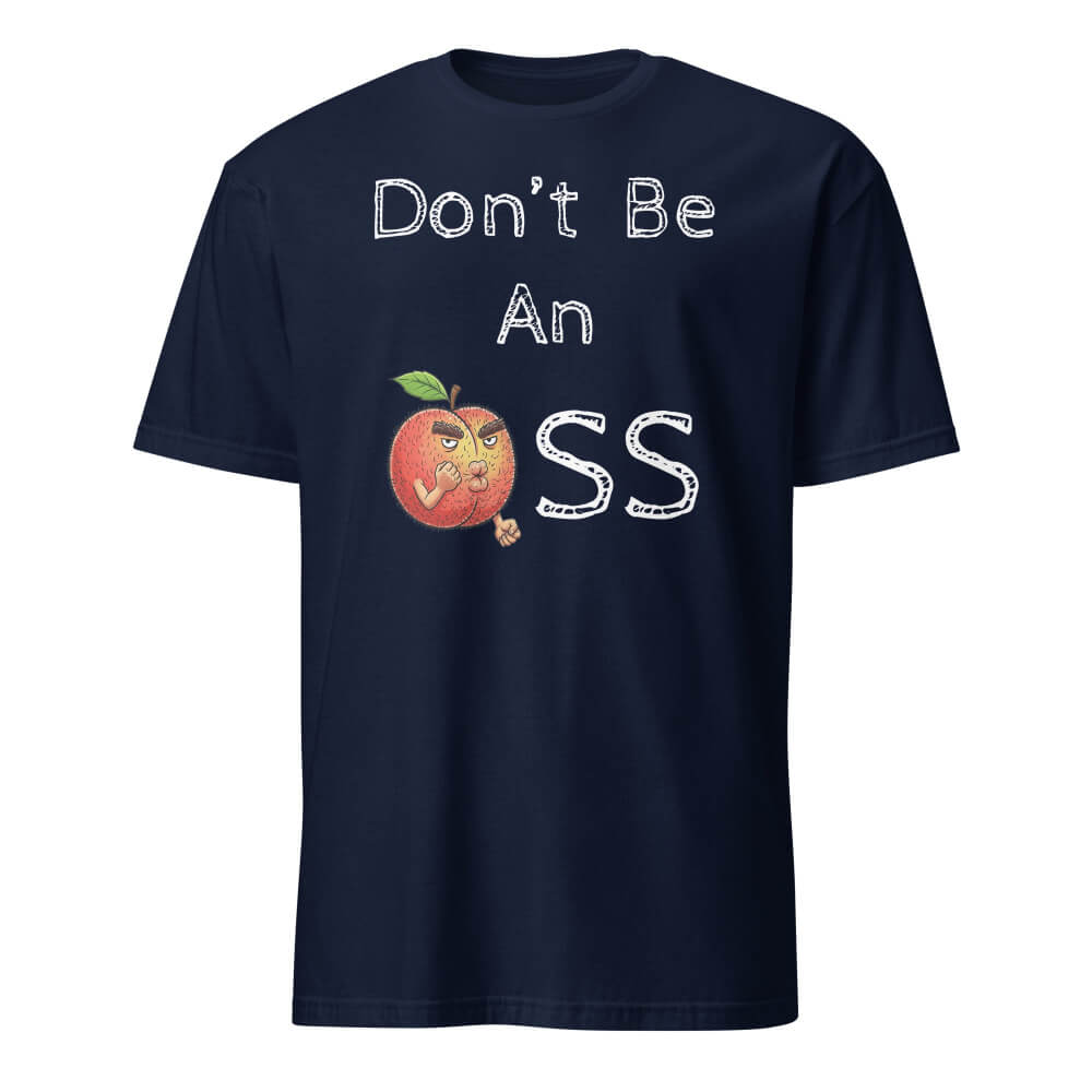 Sovereign Emblem "Don't Be An 🍑" t-shirt in Navy.