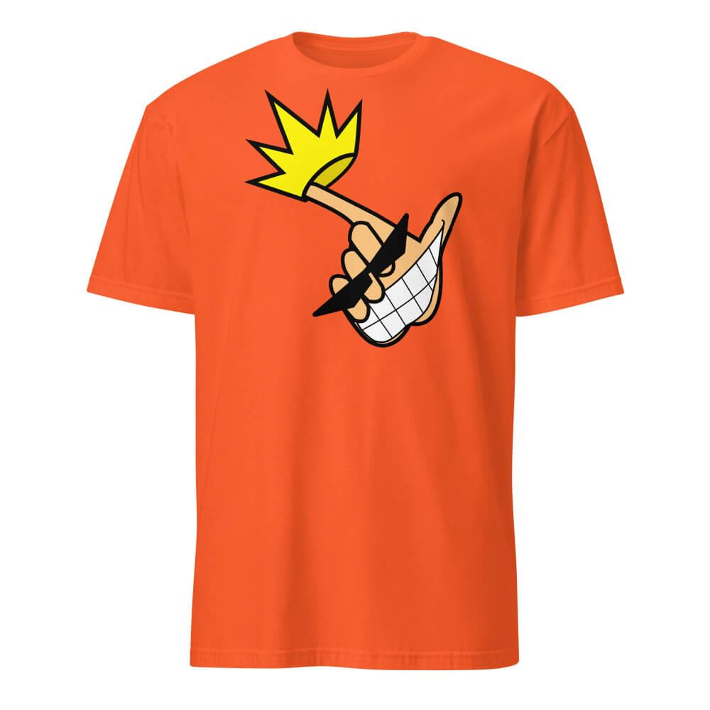 Sovereign Emblem "Hand King Tee" in Blaze Orange