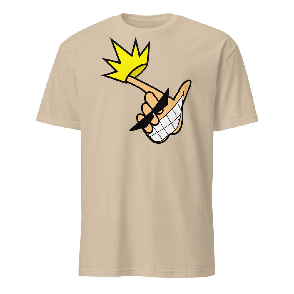 Sovereign Emblem "Hand King Tee" in Beige