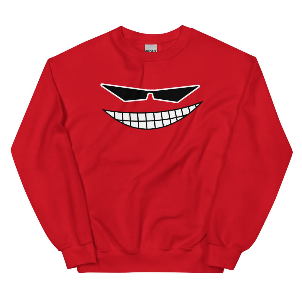 Sovereign Emblem "Sovereign Grin" sweatshirt in Racer Red