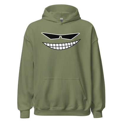 Sovereign Emblem "Sovereign Grin" hoodie in Army Green. 