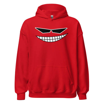 Sovereign Emblem "Sovereign Grin" hoodie in Racer Red.